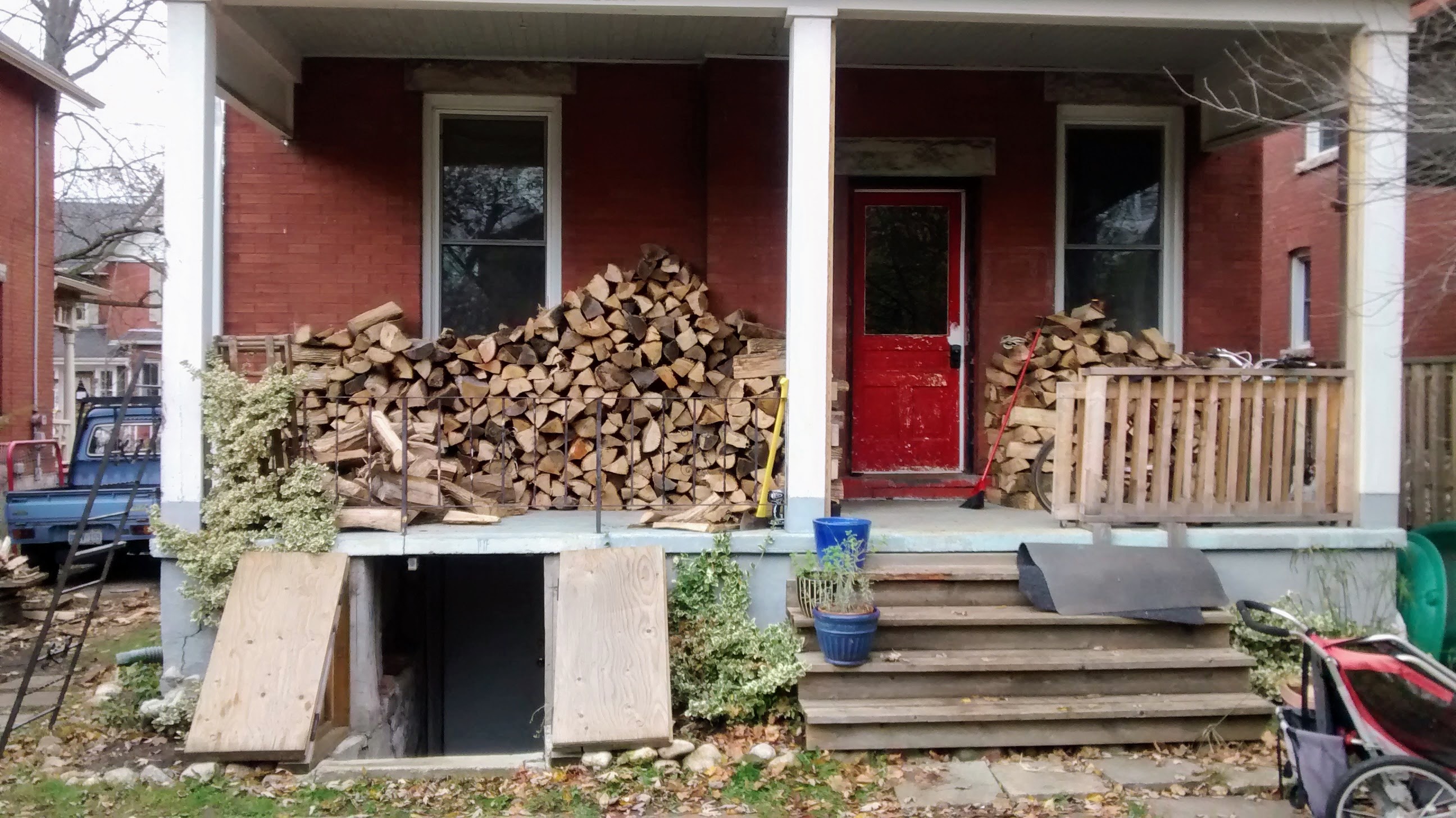 Stack of firewood